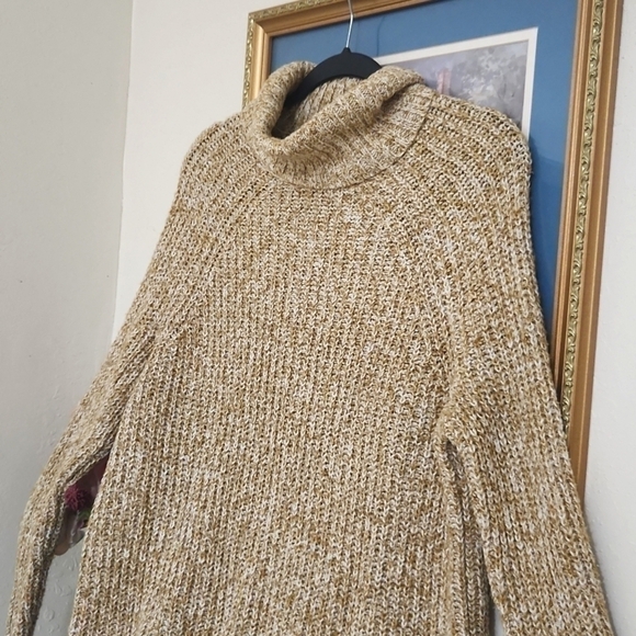 New Chunky Knit Long Sleeve Sweater Cozy Fall Outfit Winter Lagenlook Coastal - Picture 2 of 6